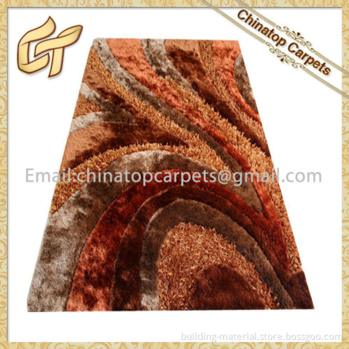 100% polyester fireproof shaggy carpets